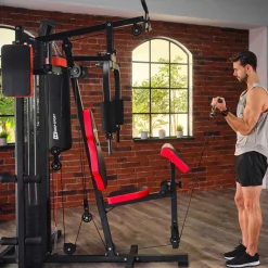 Atlas treningowy z workiem 3-stanowiskowy HS-1054K