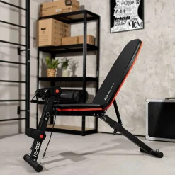 Ławka do ćwiczeń Hop-Sport HS-1030 z blokadą nóg