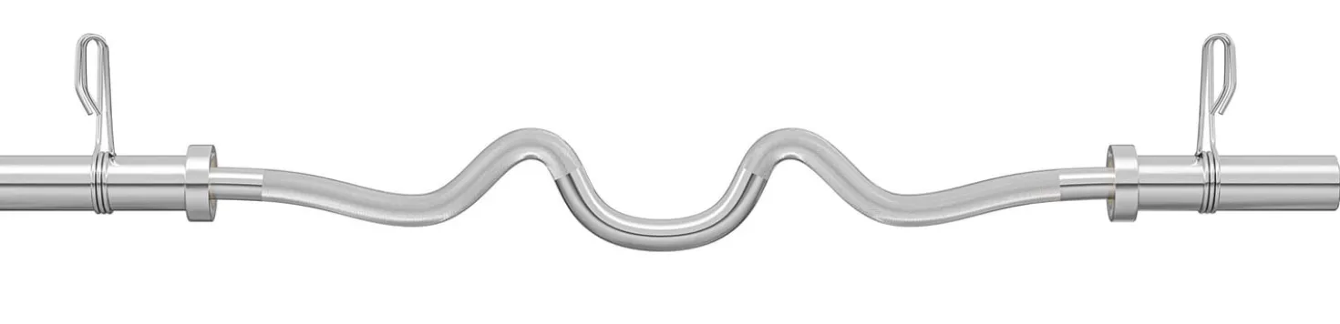 Gryf olimpijski mocno łamany 120 cm (50 mm) z tuleją obrotową