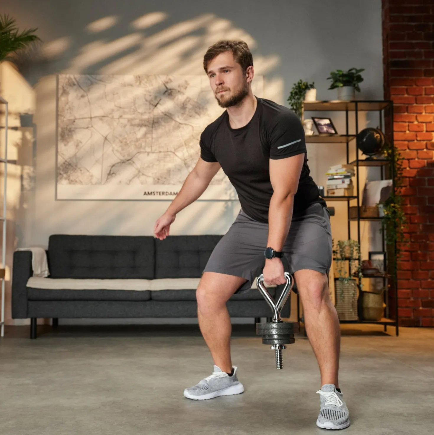 Gryf uchwyt do kettlebell 37 cm (30 mm)