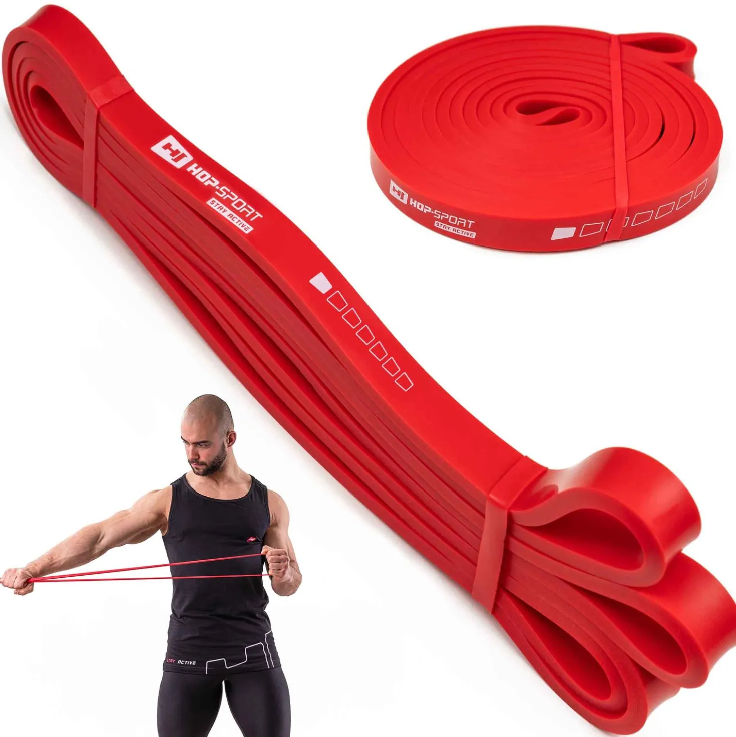 Guma oporowa 7-16kg - czerwona