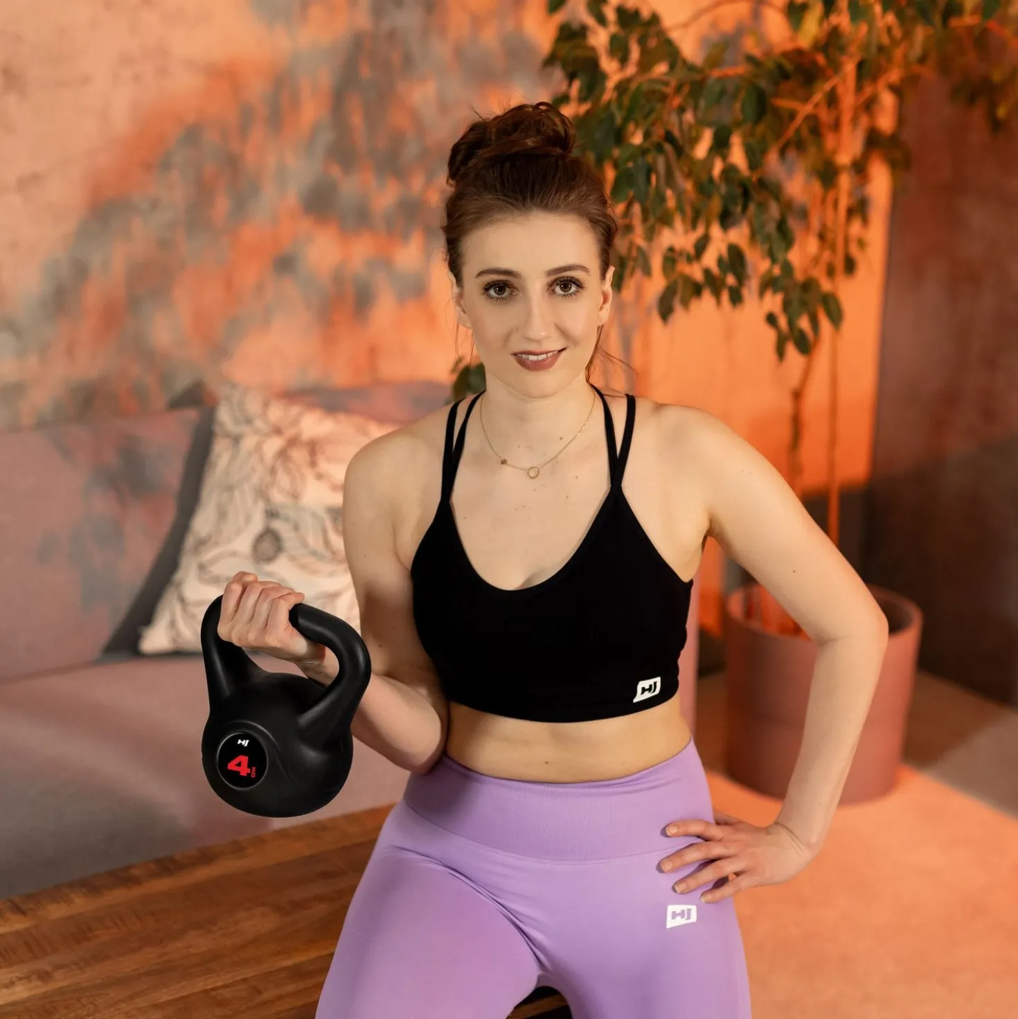 Kettlebell winylowy 4kg