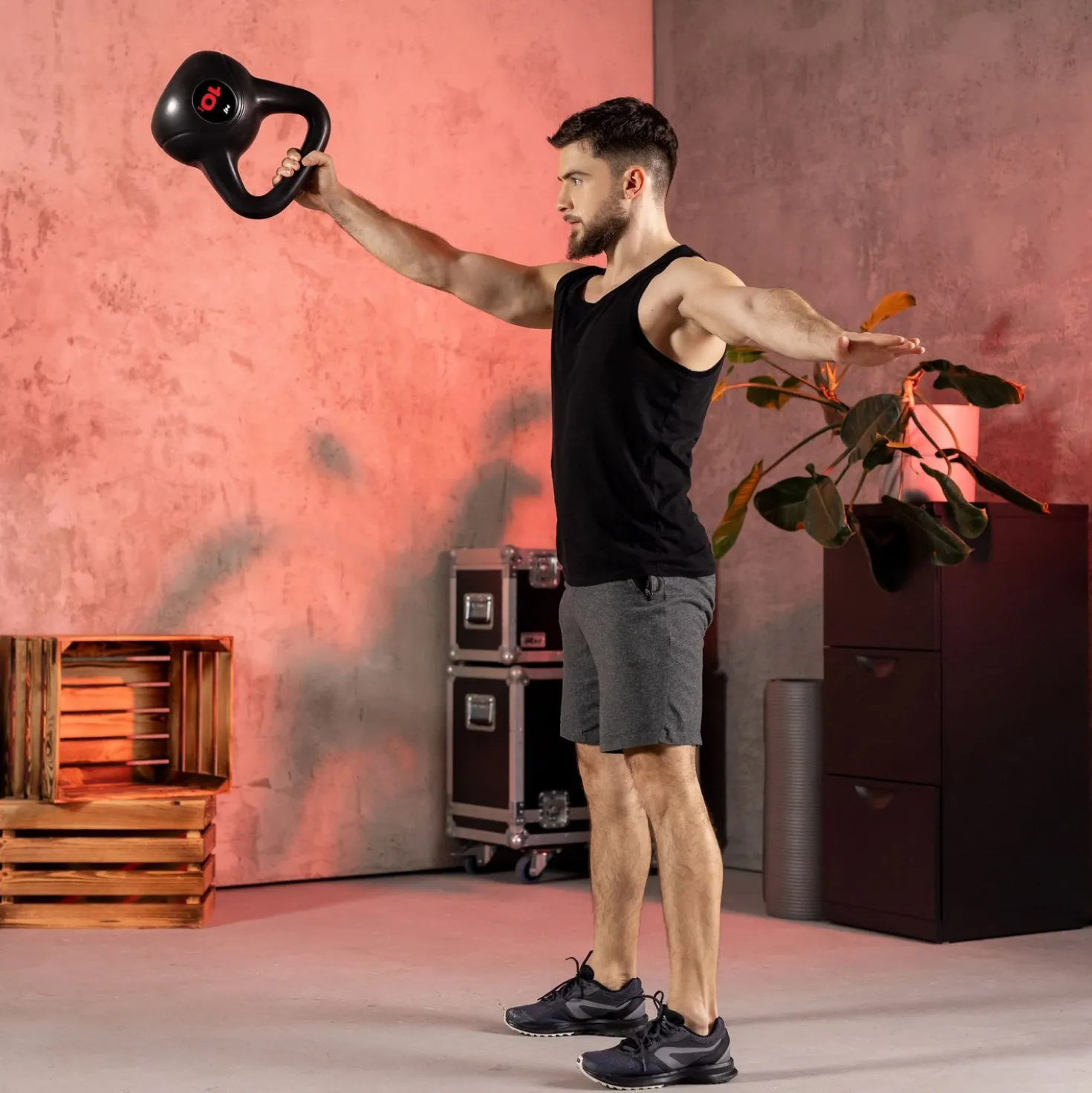 Kettlebell winylowy 10kg