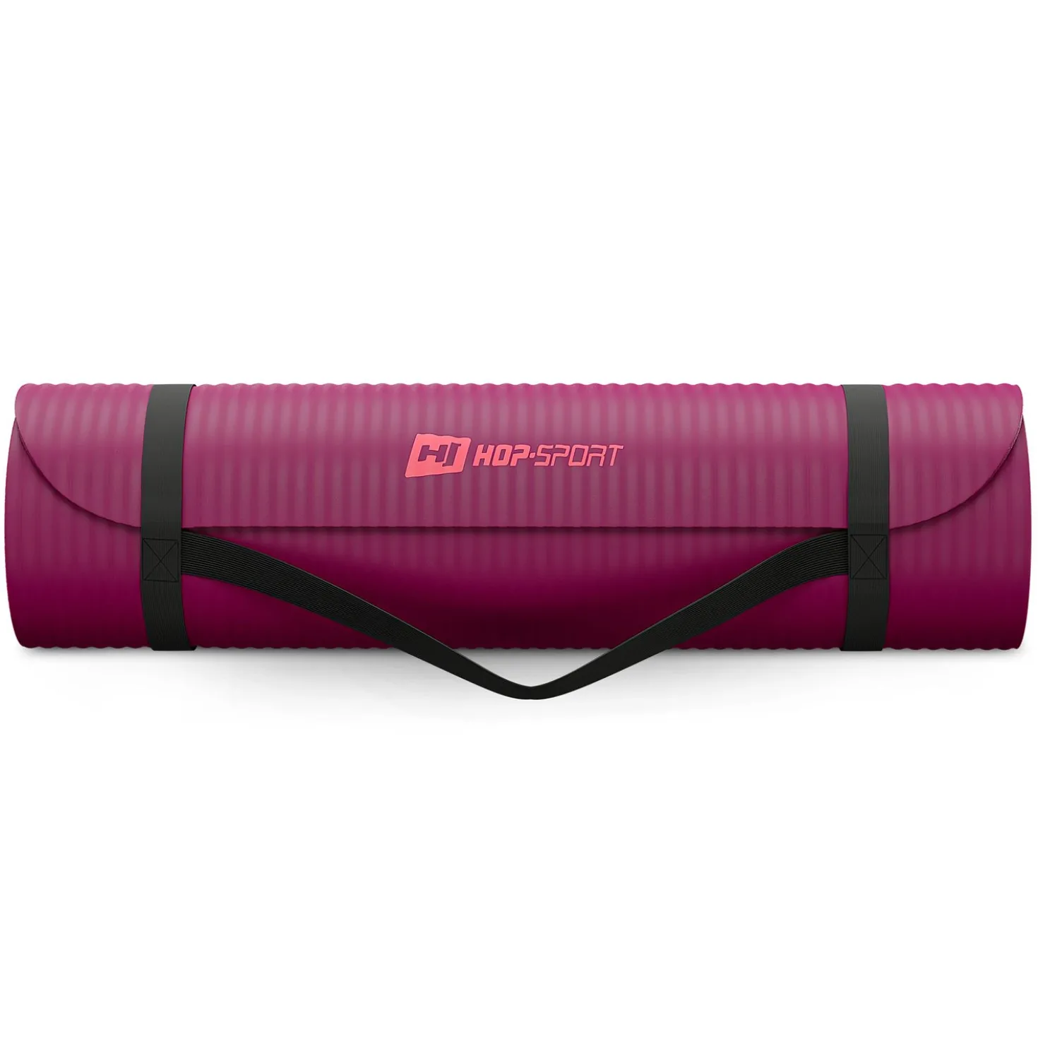 Mata fitness NBR 1cm - amarantowa - 190x60 cm