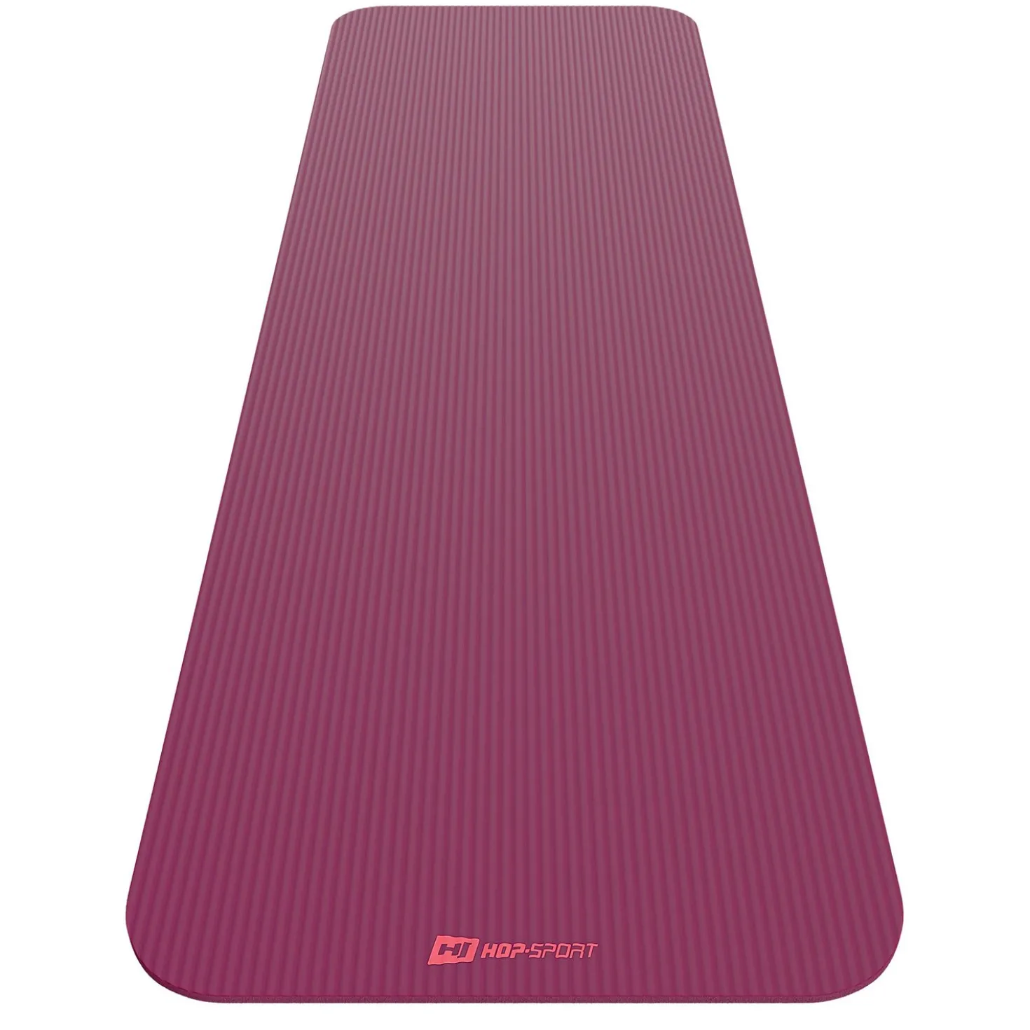 Mata fitness NBR 1cm - amarantowa - 190x60 cm