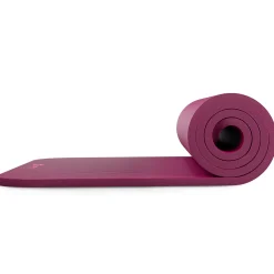 Mata fitness NBR 1,5cm - amarantowa - 190x60 cm