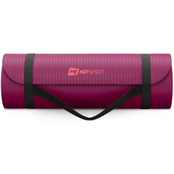 Mata fitness NBR 1,5cm - amarantowa - 190x60 cm