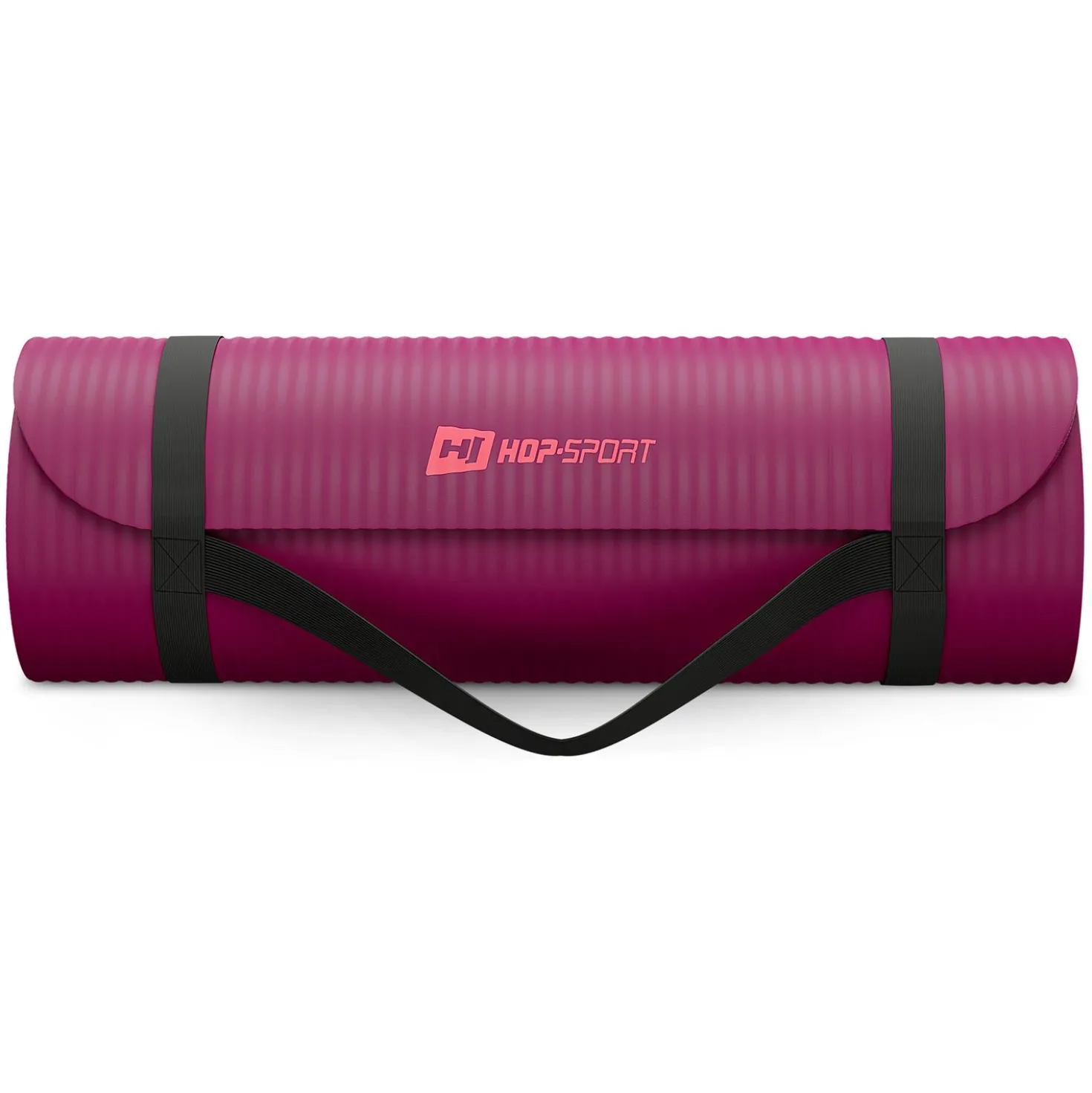 Mata fitness NBR 1,5cm - amarantowa - 190x60 cm