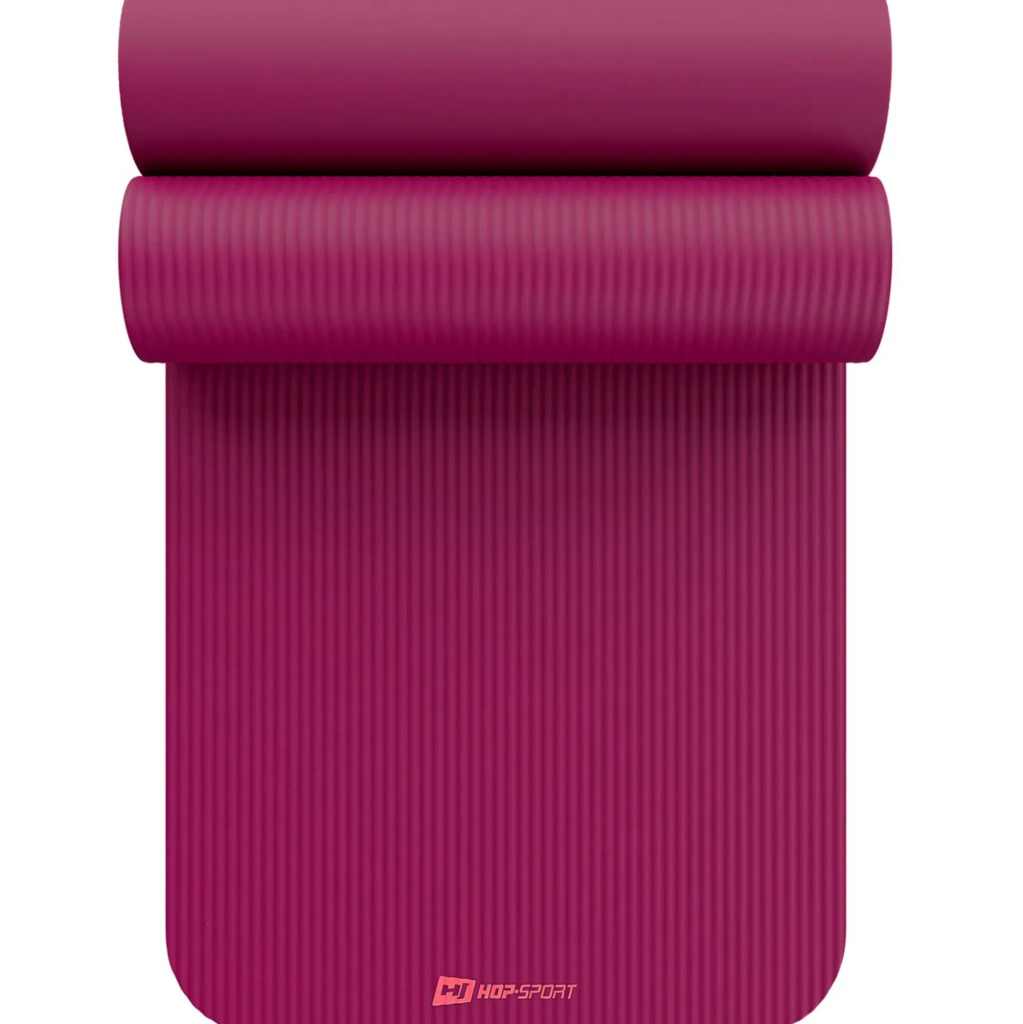 Mata fitness NBR 1,5cm - amarantowa - 190x60 cm