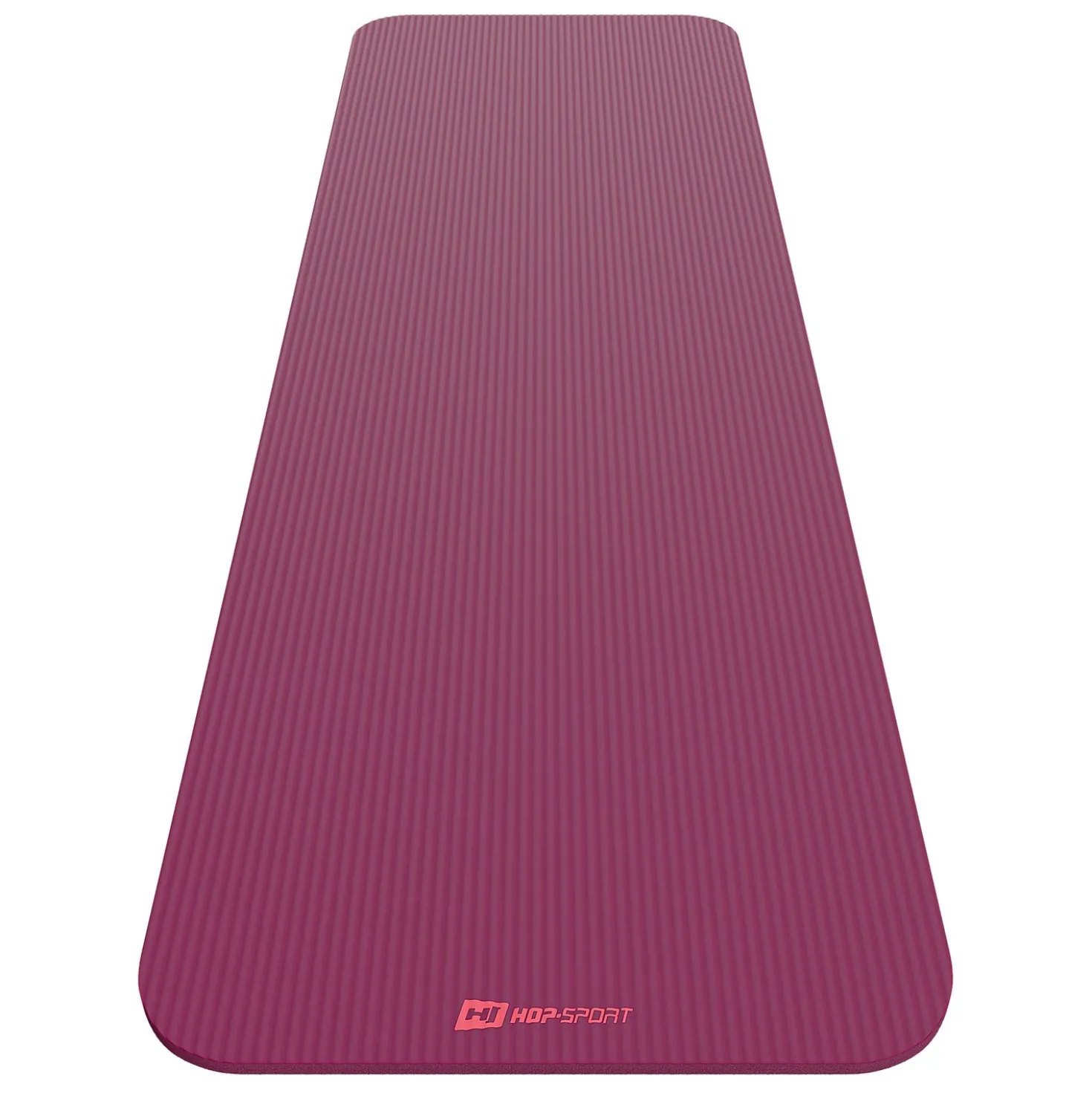 Mata fitness NBR 1,5cm - amarantowa - 190x60 cm
