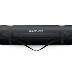 Mata fitness NBR 1,5cm - czarna - 190x80cm