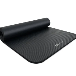 Mata fitness NBR 1,5cm - czarna - 190x80cm
