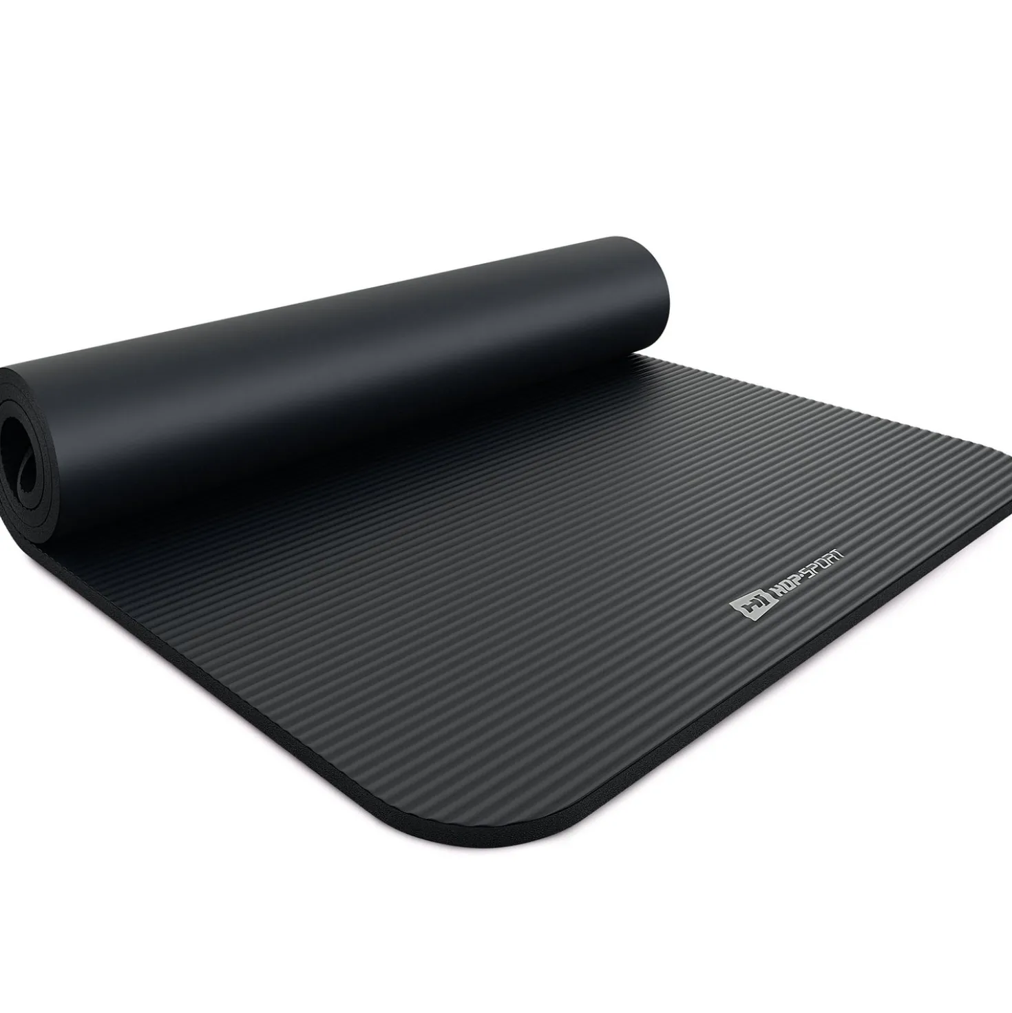 Mata fitness NBR 1,5cm - czarna - 190x80cm
