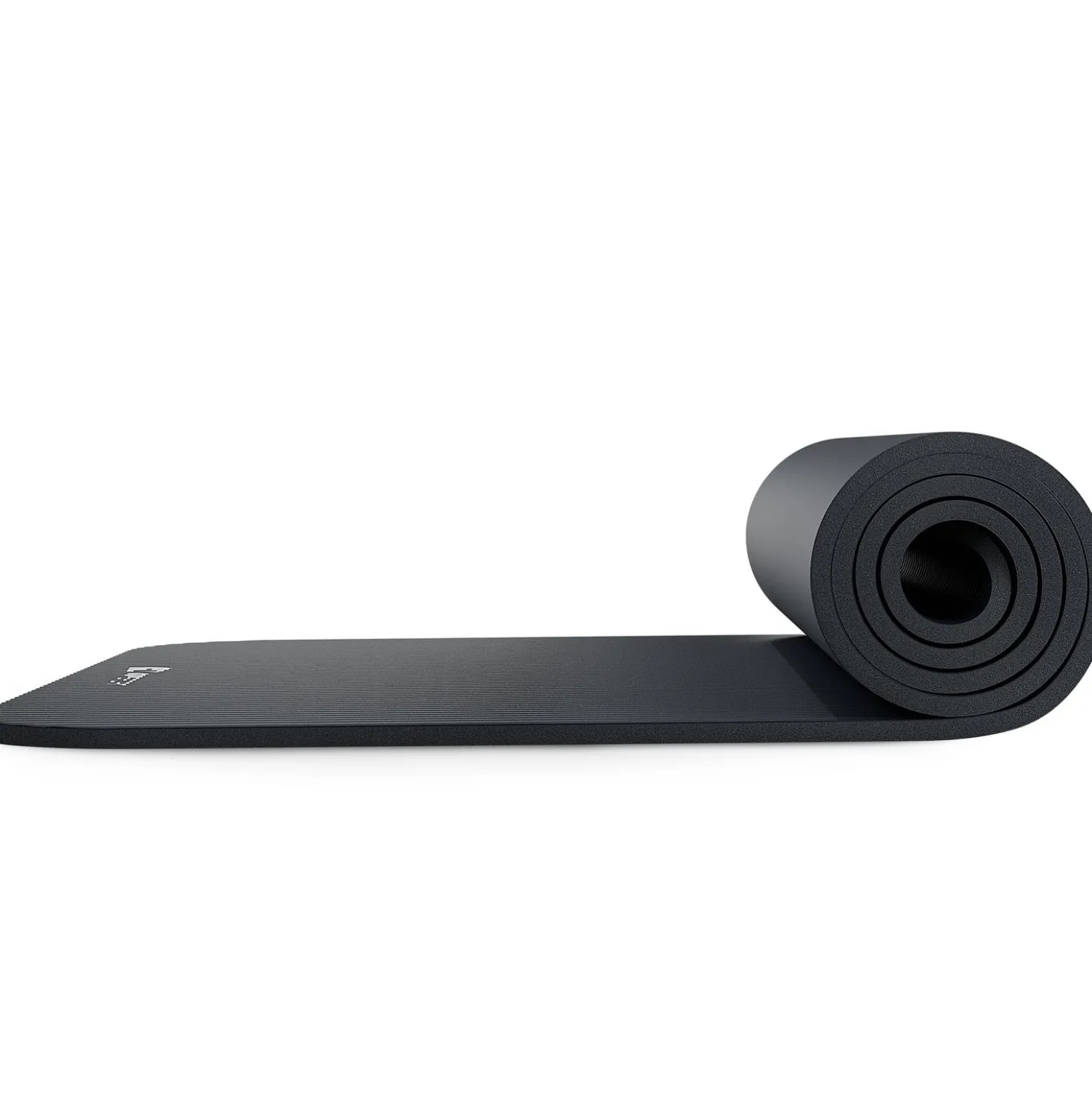 Mata fitness NBR 1cm - czarna - 190x60 cm