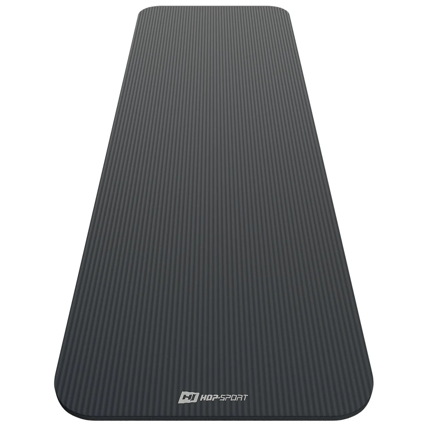 Mata fitness NBR 1,5cm - czarna - 190x60 cm