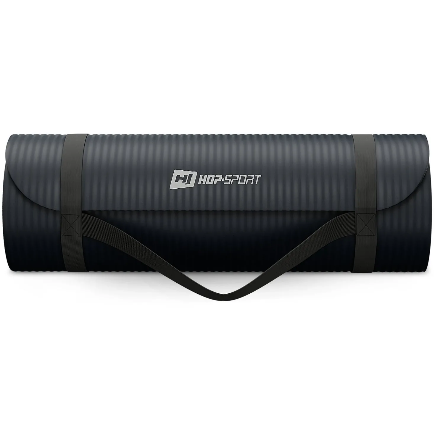 Mata fitness NBR 1,5cm - czarna - 190x60 cm
