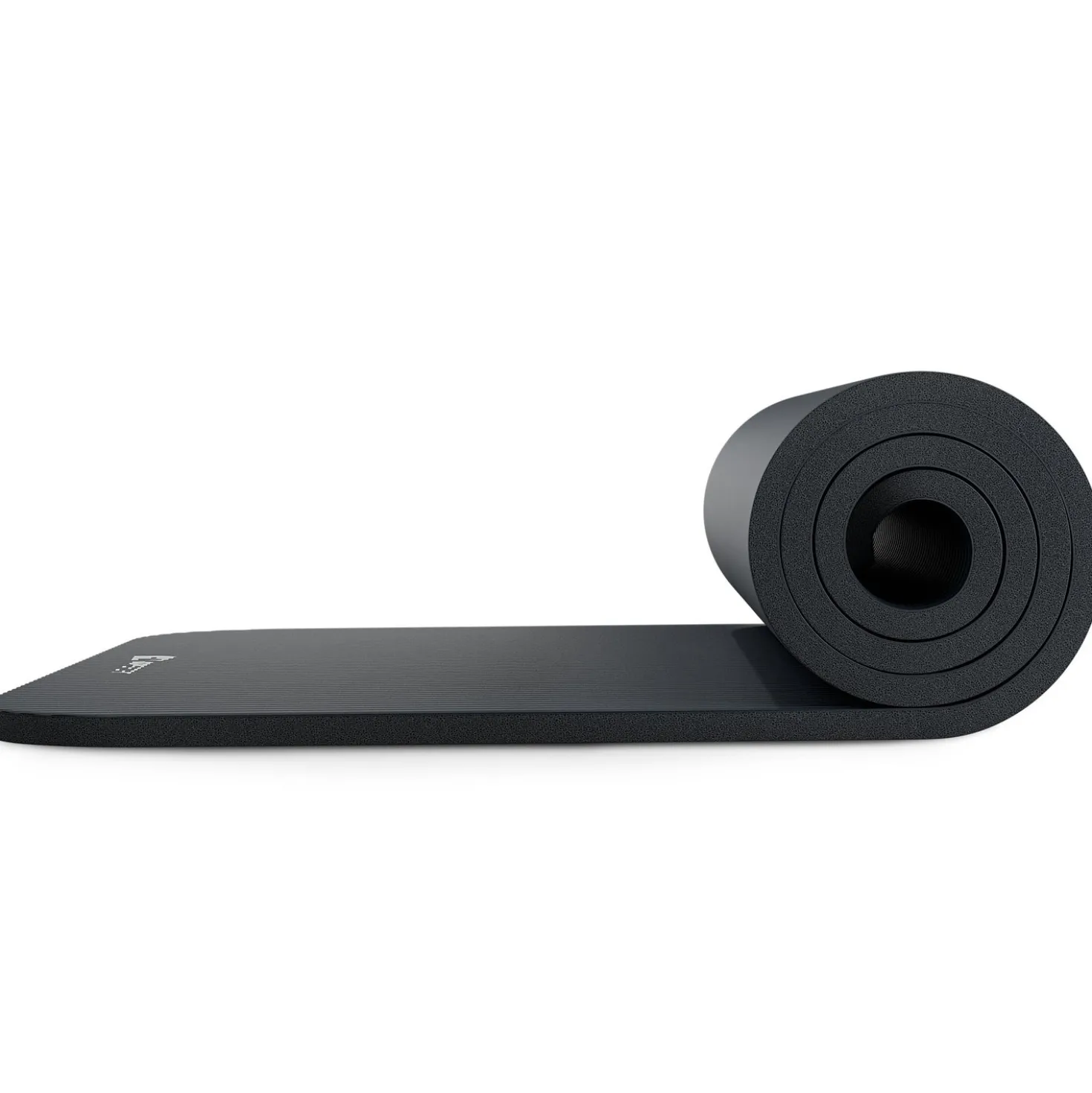Mata fitness NBR 1,5cm - czarna - 190x60 cm