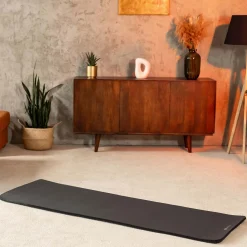 Mata fitness NBR 1,5cm - czarna - 190x60 cm