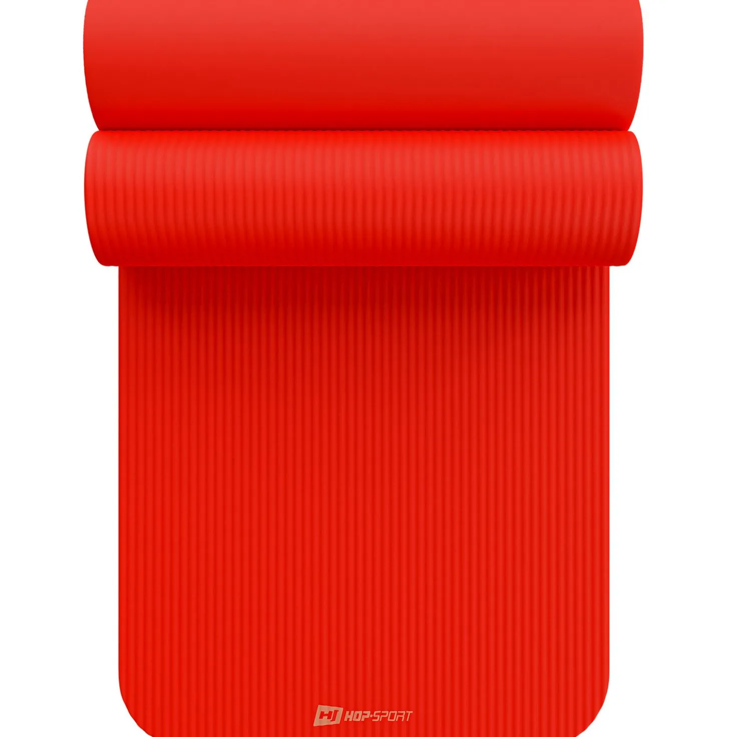 Mata fitness NBR 2cm - czerwona - 190x60 cm