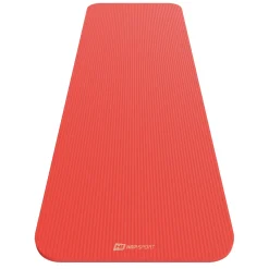 Mata fitness NBR 2cm - czerwona - 190x60 cm