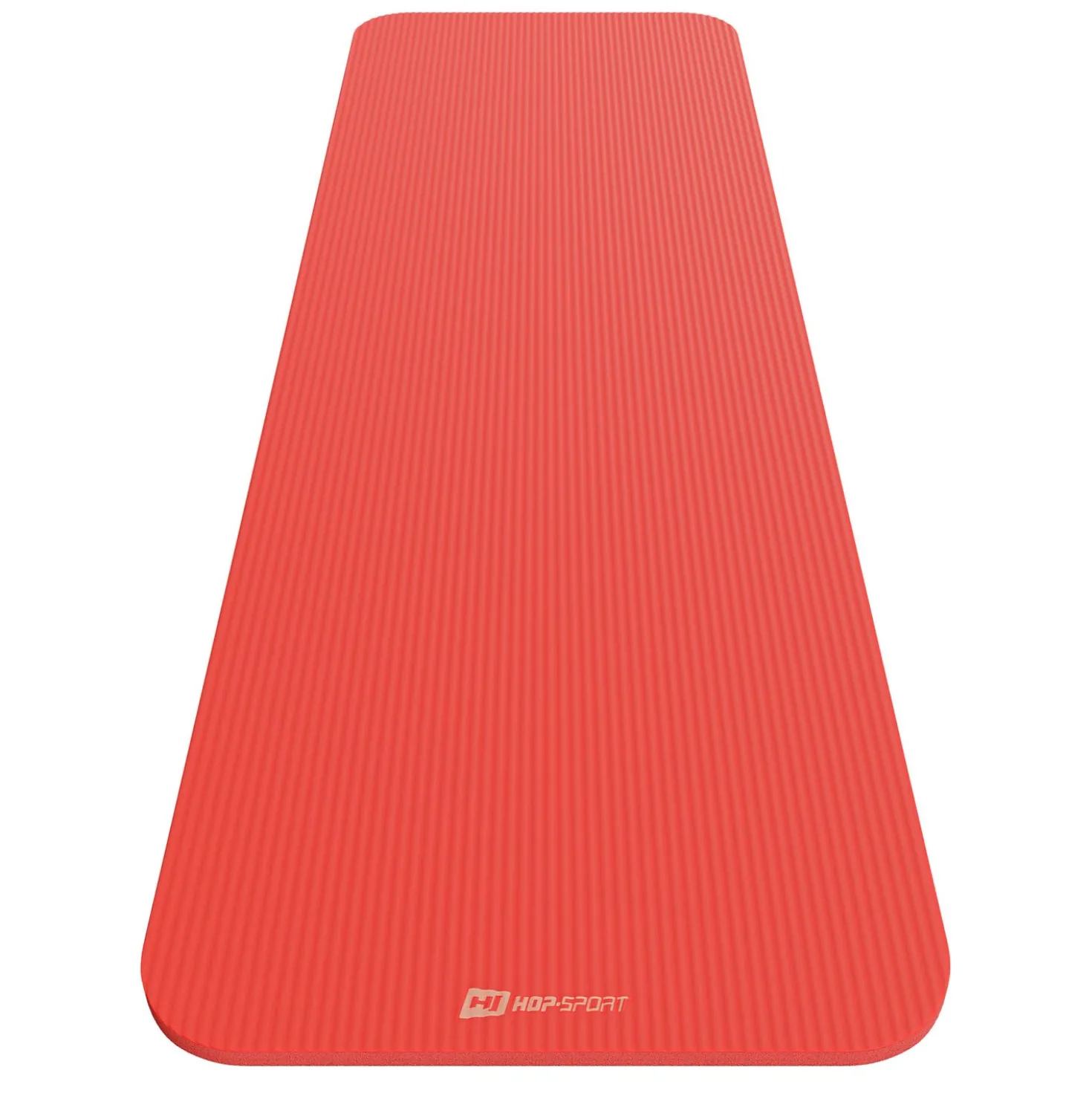 Mata fitness NBR 2cm - czerwona - 190x60 cm