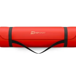 Mata fitness NBR 1,5cm - czerwona - 190x80cm