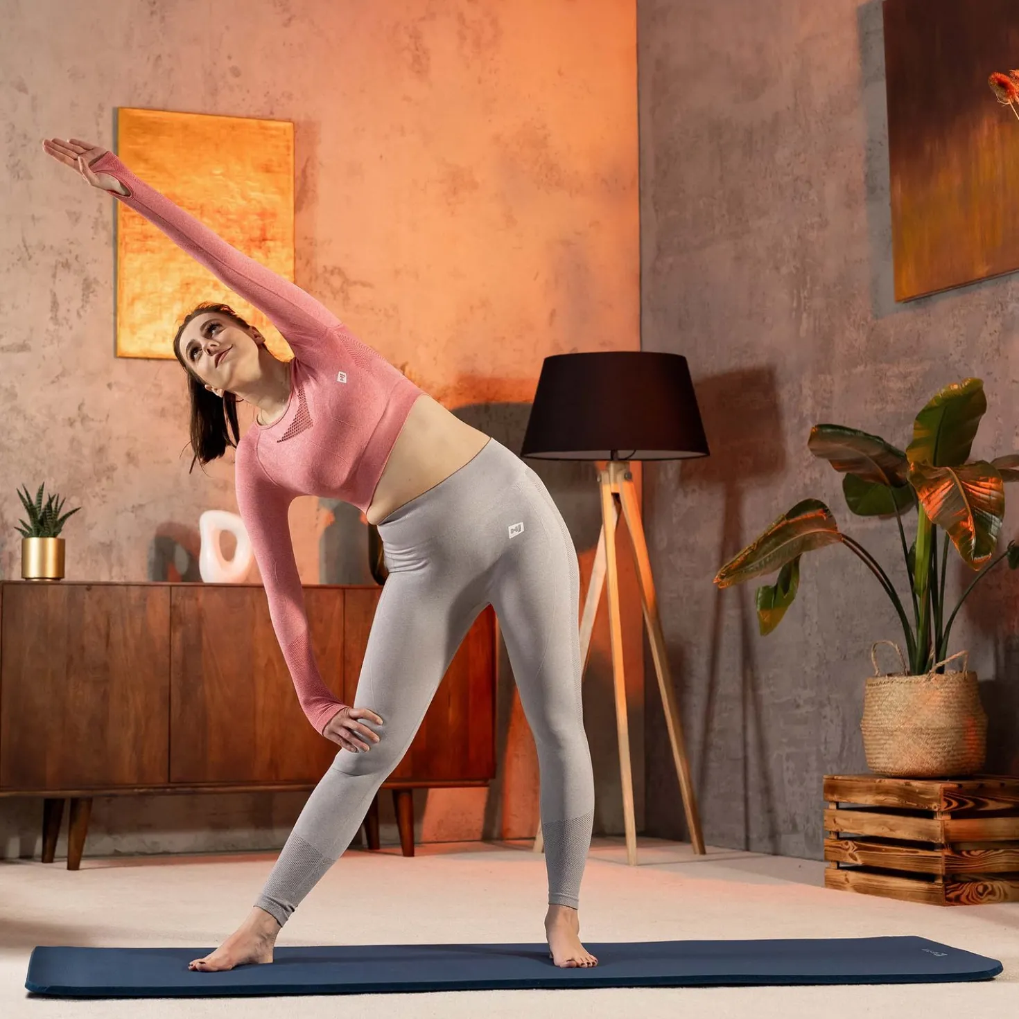Mata fitness NBR 1,5cm - morska - 190x80cm
