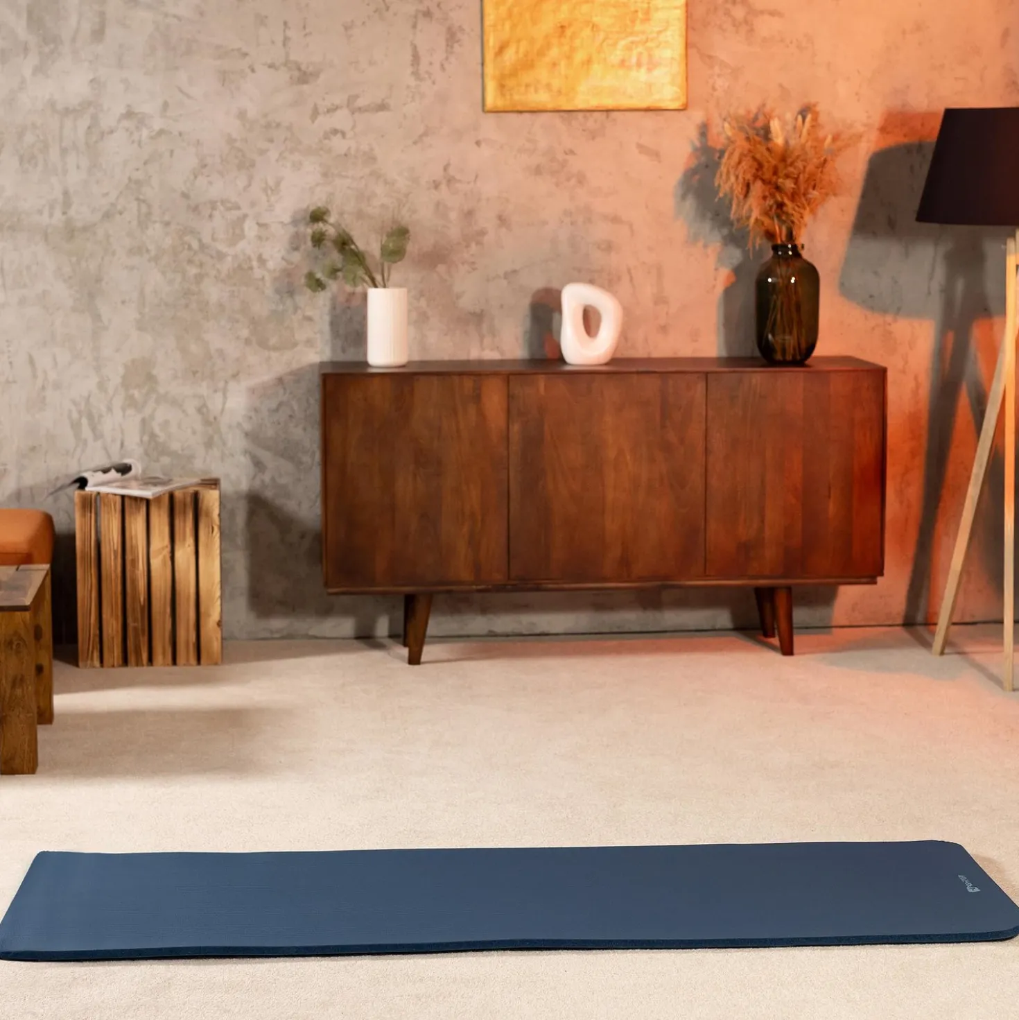 Mata fitness NBR 1,5cm - morska - 190x80cm