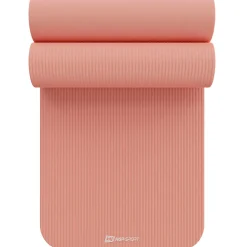 Mata fitness NBR 1cm - łososiowa - 190x60 cm
