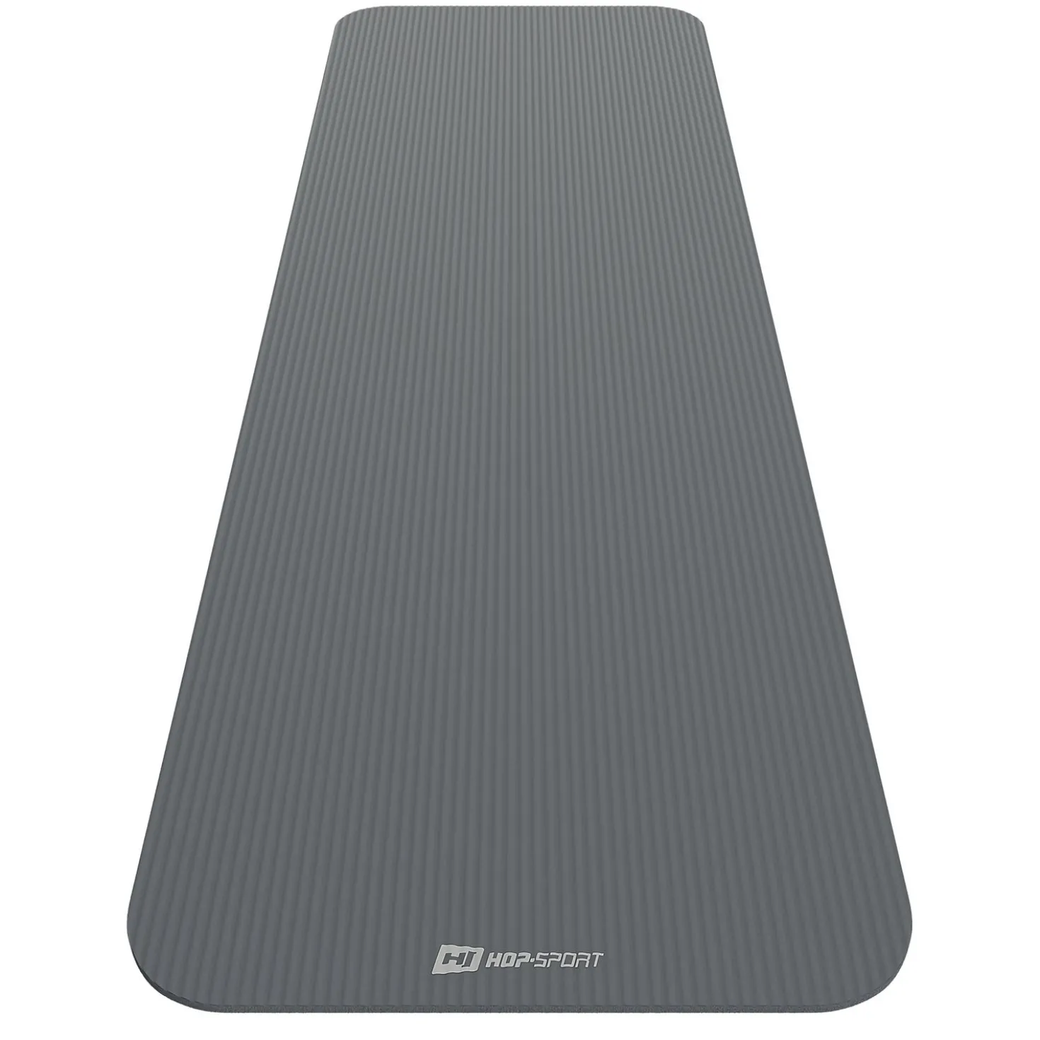 Mata fitness NBR 1cm - szara - 190x60 cm