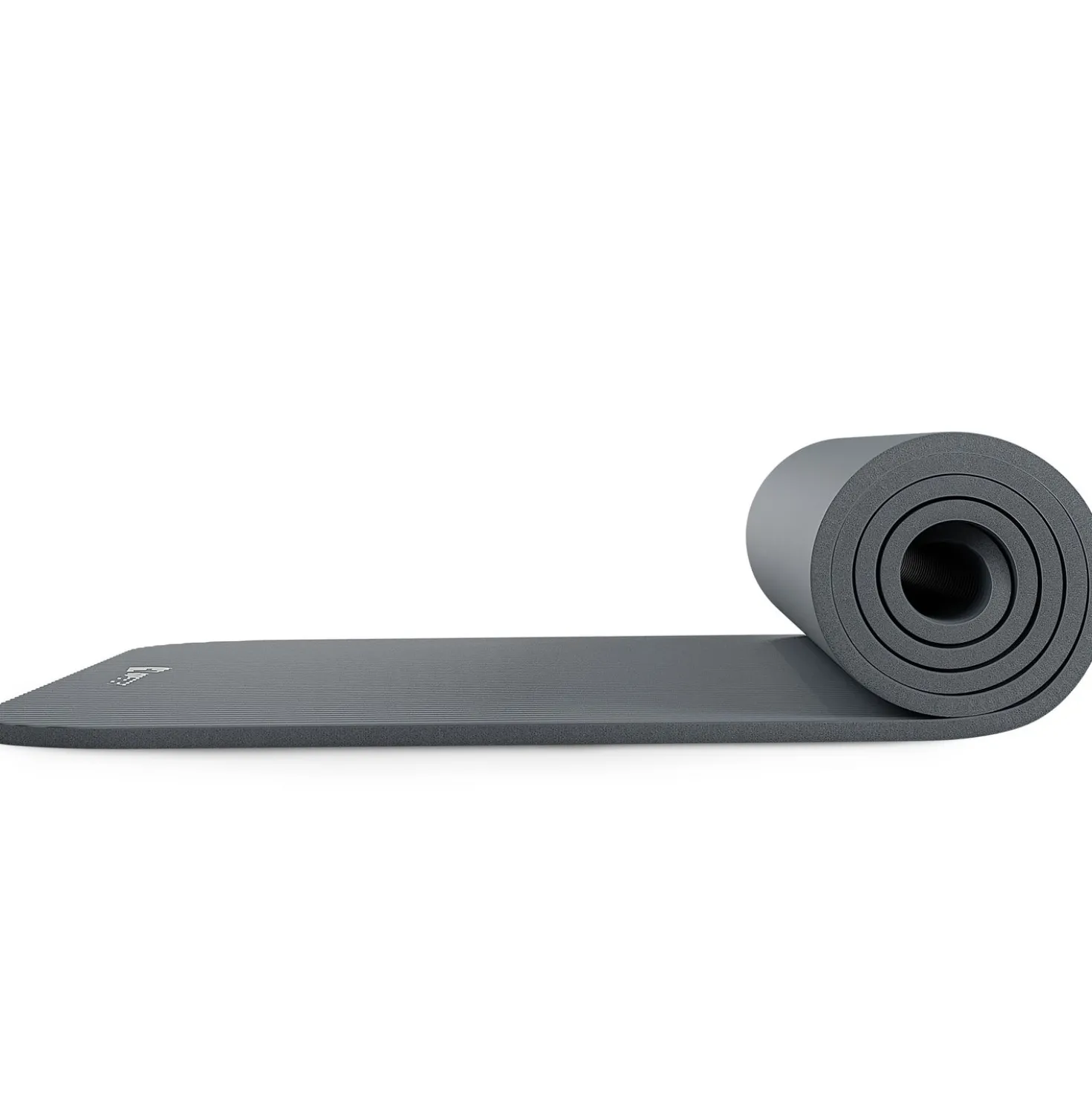 Mata fitness NBR 1cm - szara - 190x60 cm