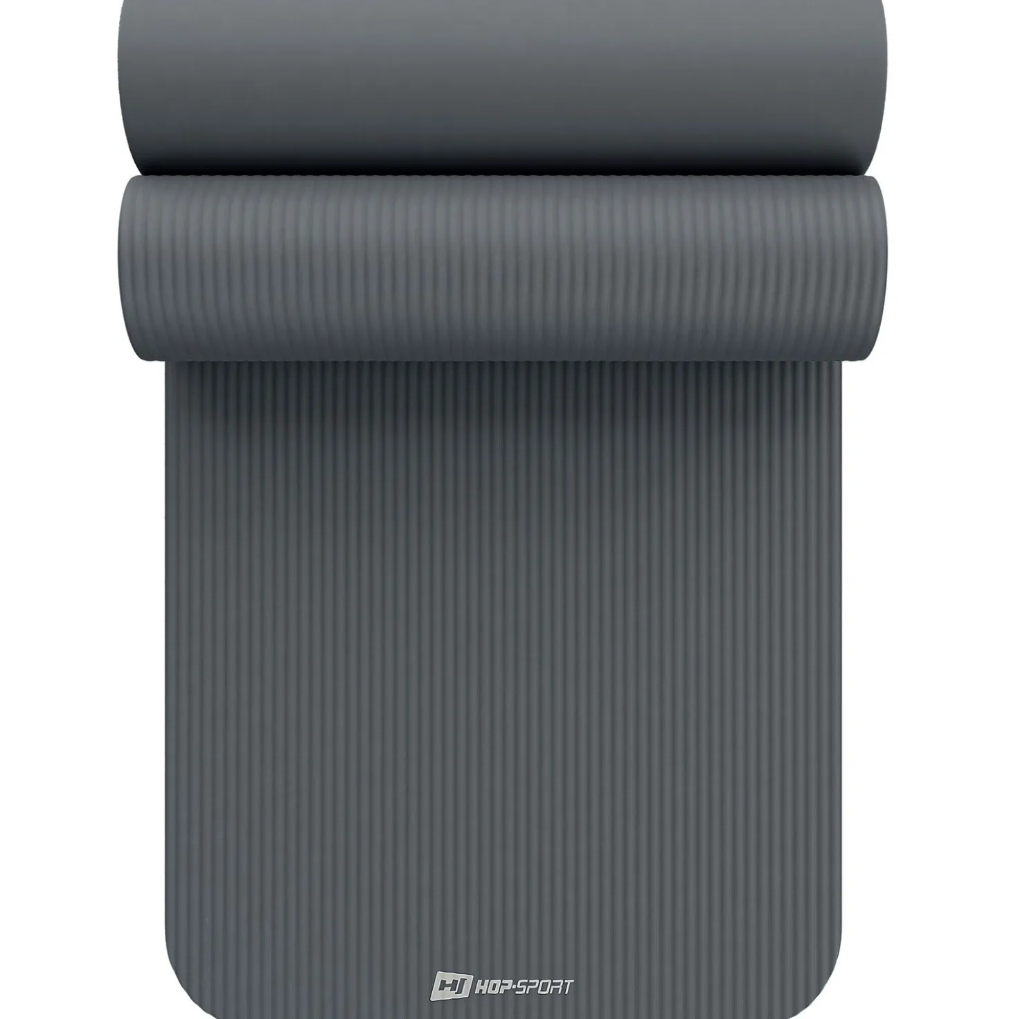 Mata fitness NBR 1cm - szara - 190x60 cm
