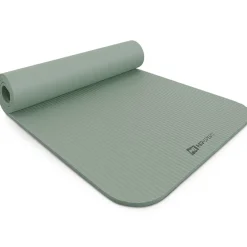 Mata fitness NBR 1cm - szałwiowa - 190x60 cm