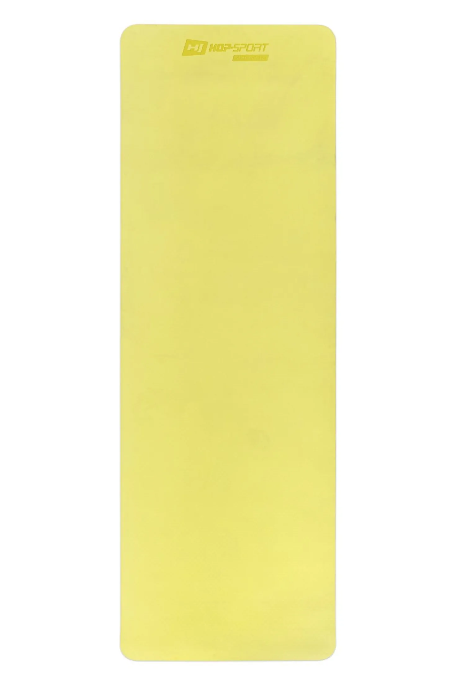 Mata fitness TPE 0,6cm żółto/szara