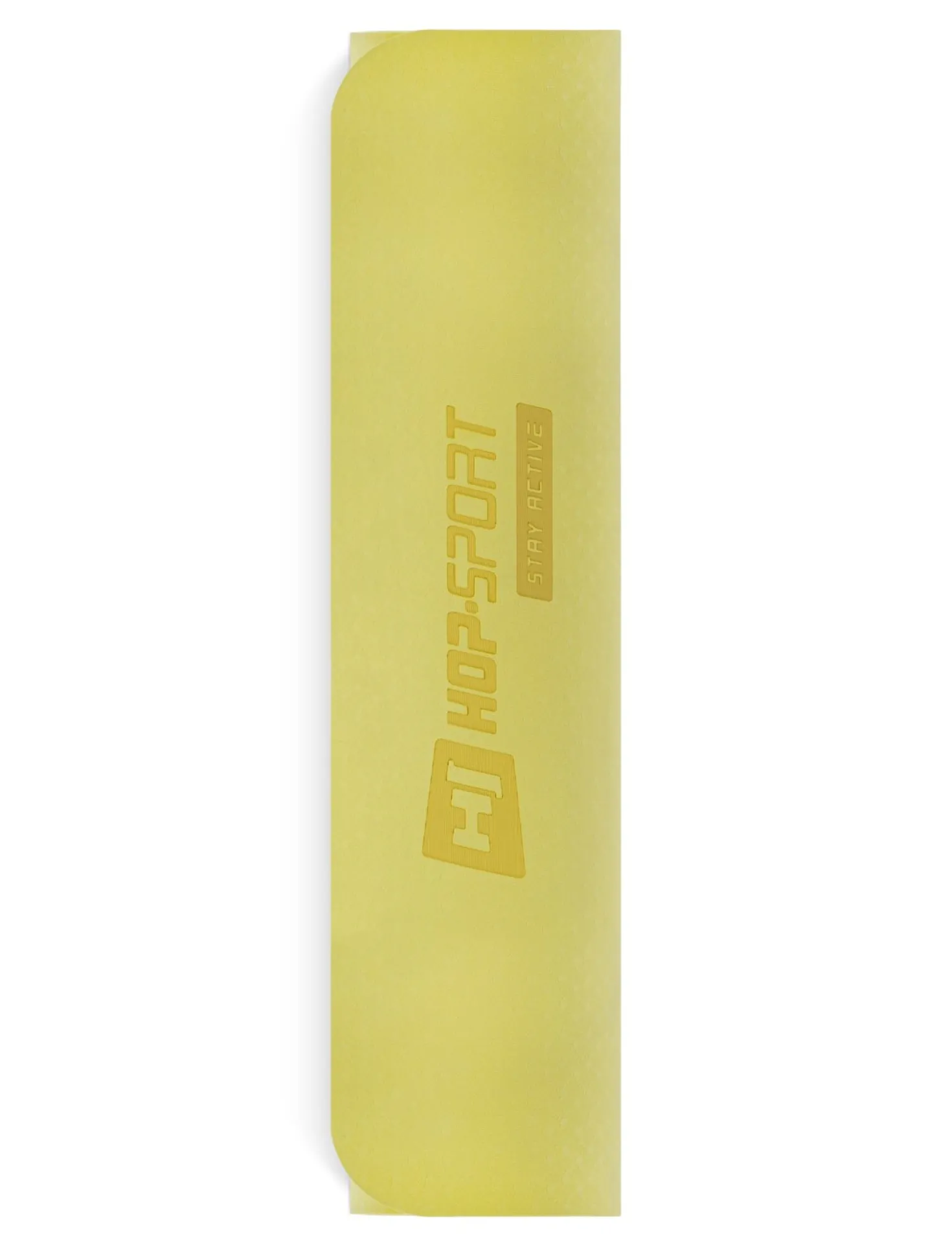 Mata fitness TPE 0,6cm żółto/szara