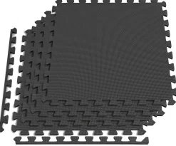 Mata puzzle EVA 1cm czarna - 4 sztuki
