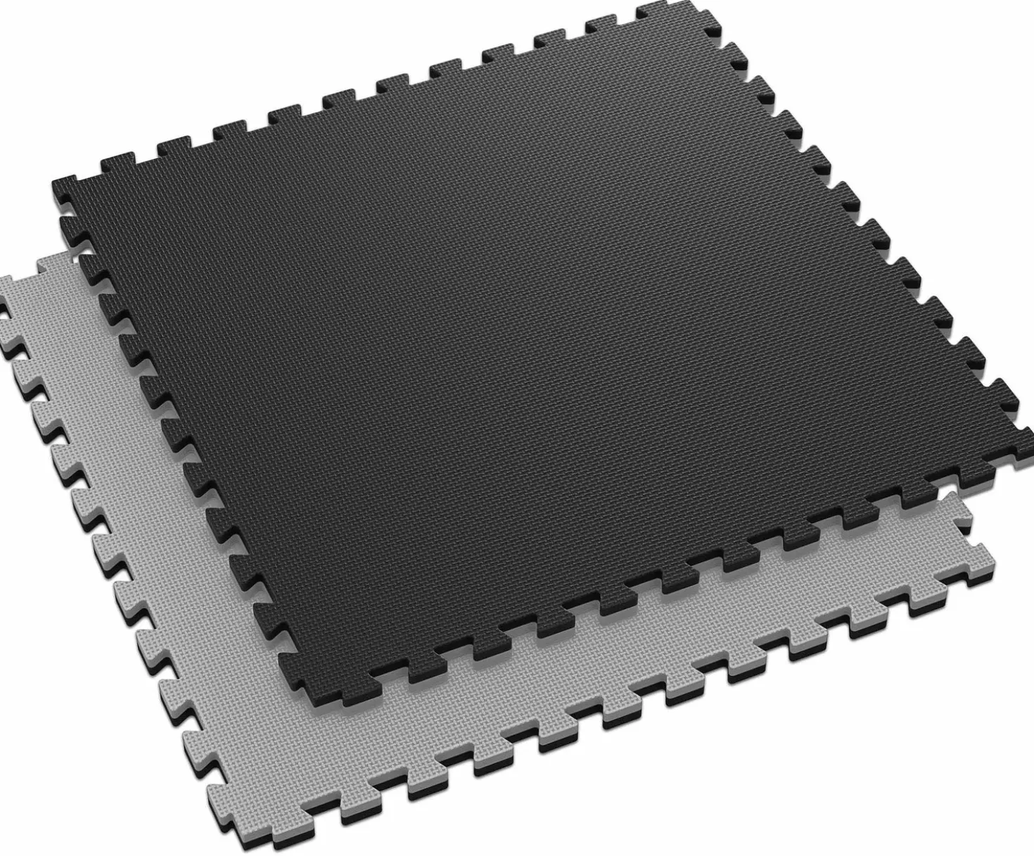 Mata puzzle EVA 2cm czarno/szara - 4 sztuki