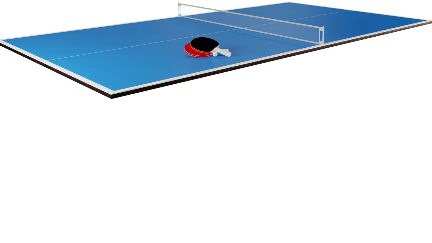 Nakładka na stół bilardowy Vip Extra Ping-Pong Blat 9ft Brązowa
