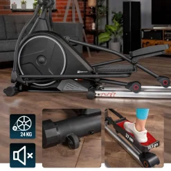 Orbitrek elektryczno-magnetyczny HS-160CF Stage szary