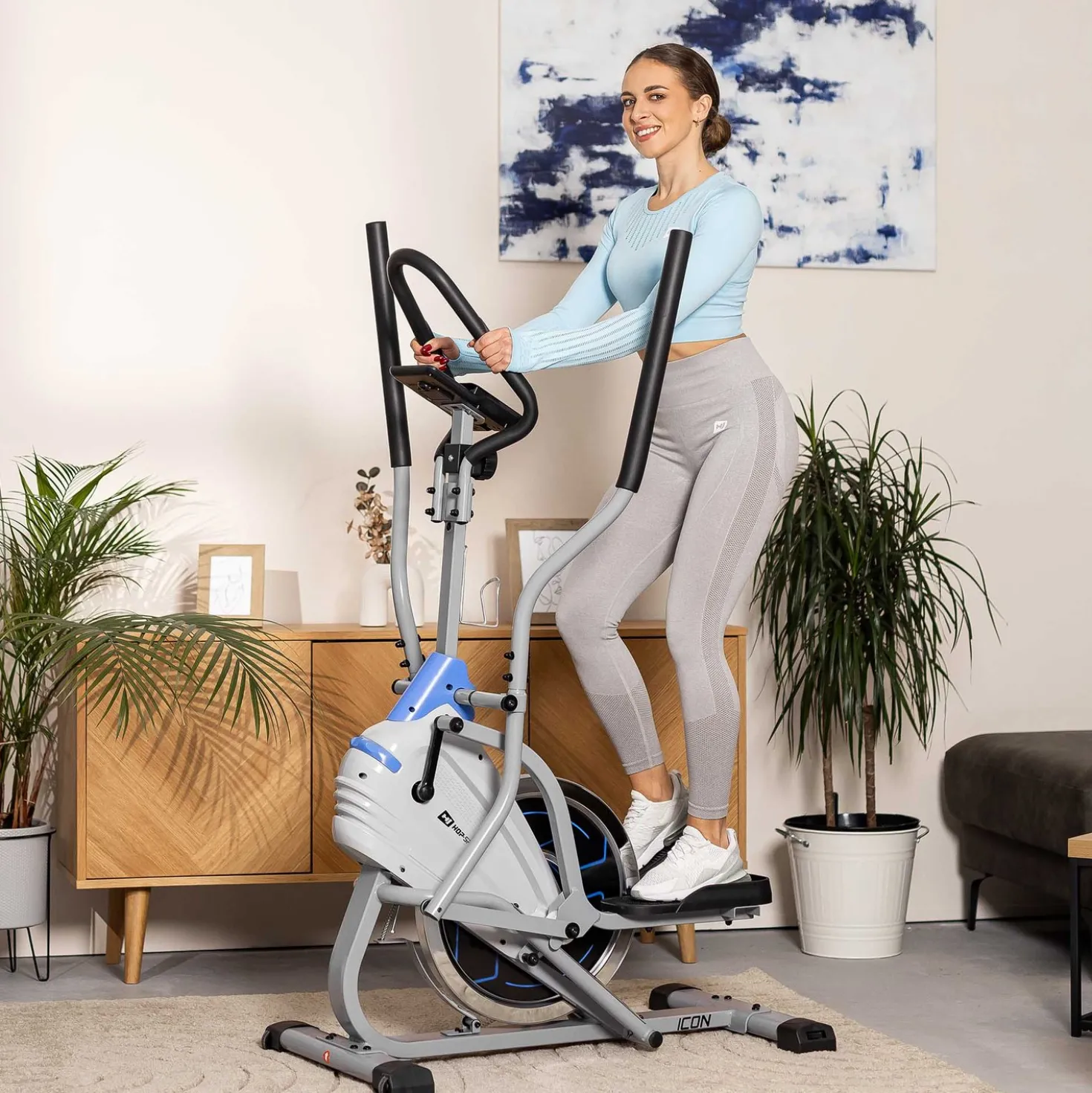 Orbitrek magnetyczny Climber HS-400B Icon szary