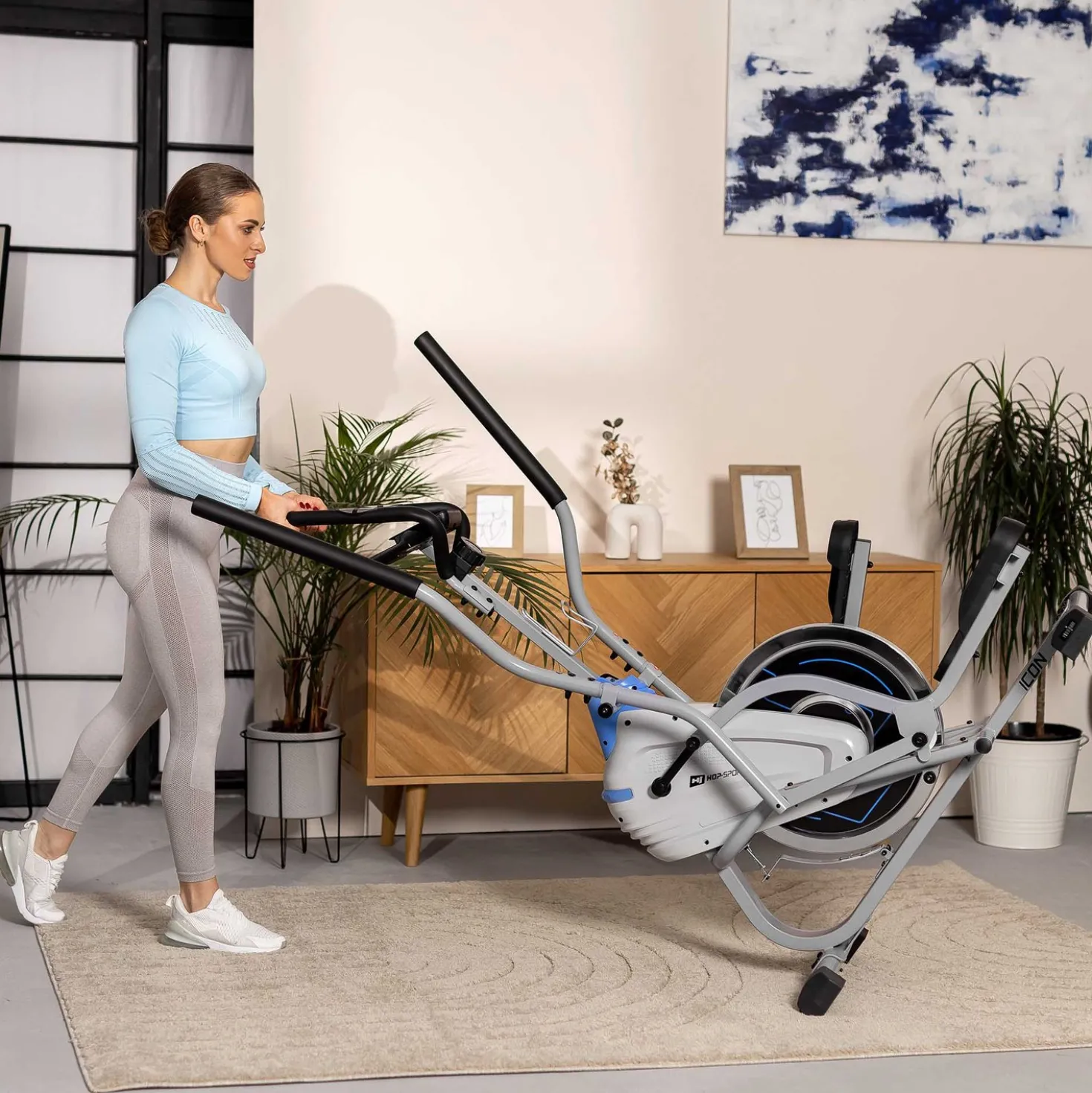 Orbitrek magnetyczny Climber HS-400B Icon szary