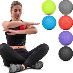 Piłeczka do masażu silikonowa pojedyncza - niebieska