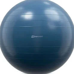 Piłka fitness 85cm z pompką - niebieska