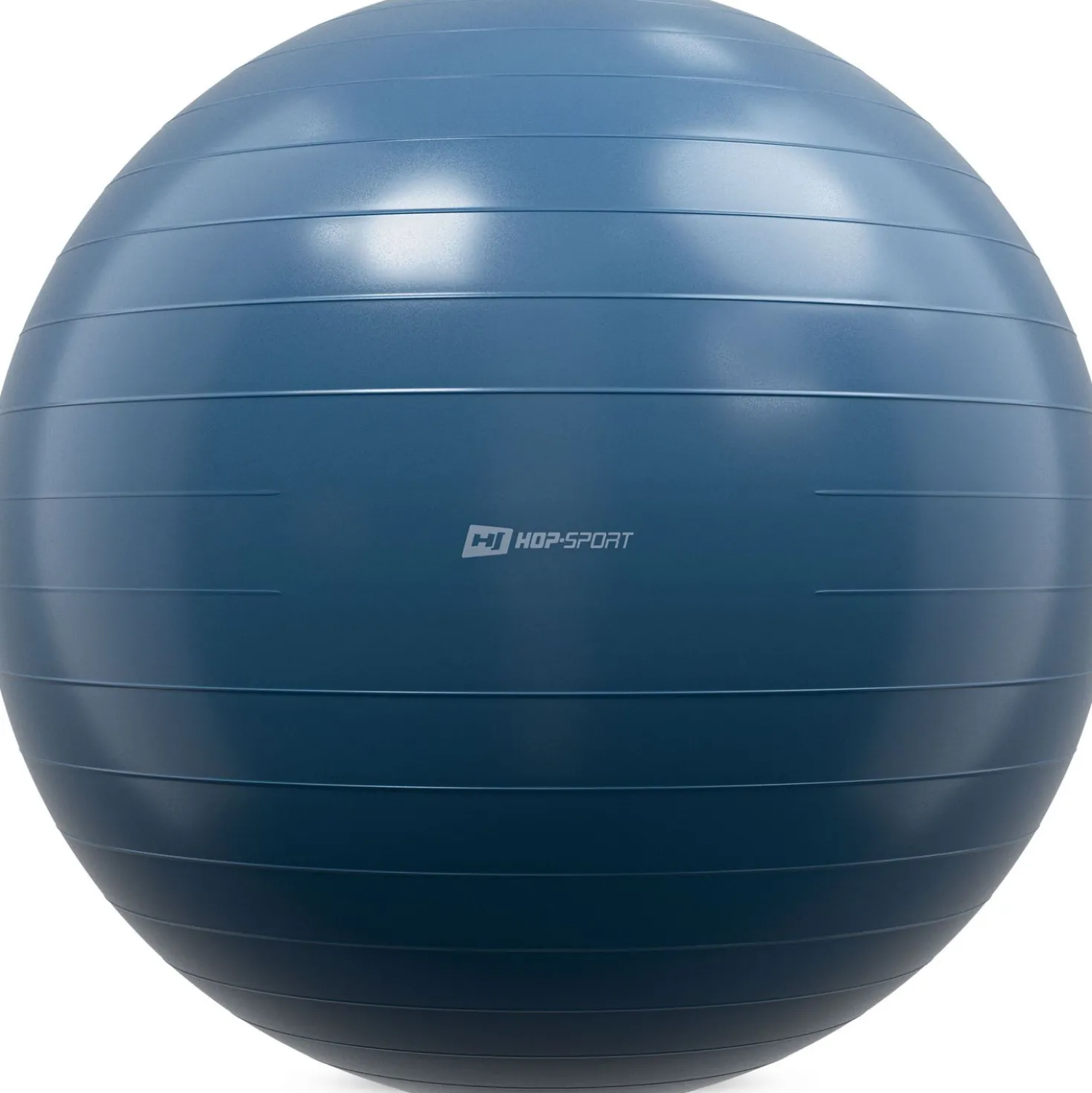 Piłka fitness 85cm z pompką - niebieska