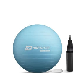 Piłka fitness 45cm z pompką - niebieska