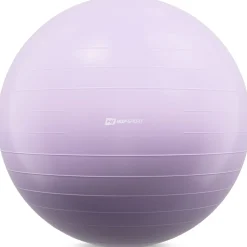 Piłka fitness 85cm z pompką - różowa