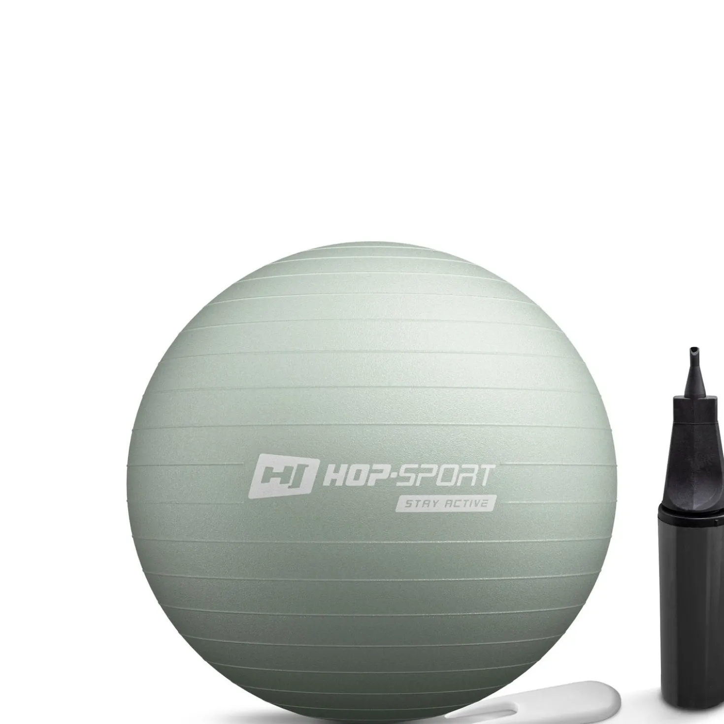 Piłka fitness 45cm z pompką - zielona