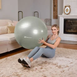 Piłka fitness 85cm z pompką - zielona