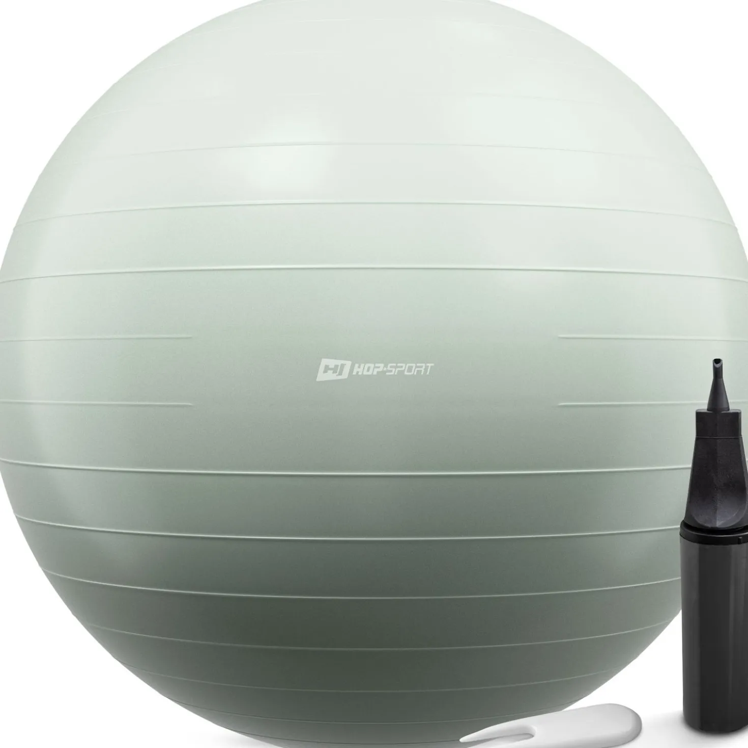 Piłka fitness 85cm z pompką - zielona
