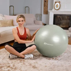 Piłka fitness 85cm z pompką - zielona